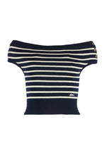 Carica l'immagine nel visualizzatore di Gallery, Top in maglia a righe
