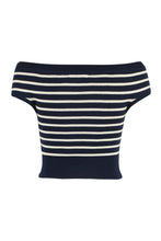 Carica l'immagine nel visualizzatore di Gallery, Top in maglia a righe
