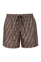 Carica l'immagine nel visualizzatore di Gallery, Shorts da mare con logo all-over
