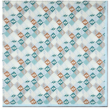 Carica l'immagine nel visualizzatore di Gallery, Foulard stampa FF grid in seta
