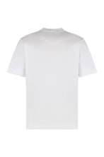Carica l'immagine nel visualizzatore di Gallery, T-shirt bianca in cotone con logo
