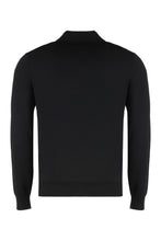 Carica l'immagine nel visualizzatore di Gallery, Polo a maniche lunghe in maglia di lana
