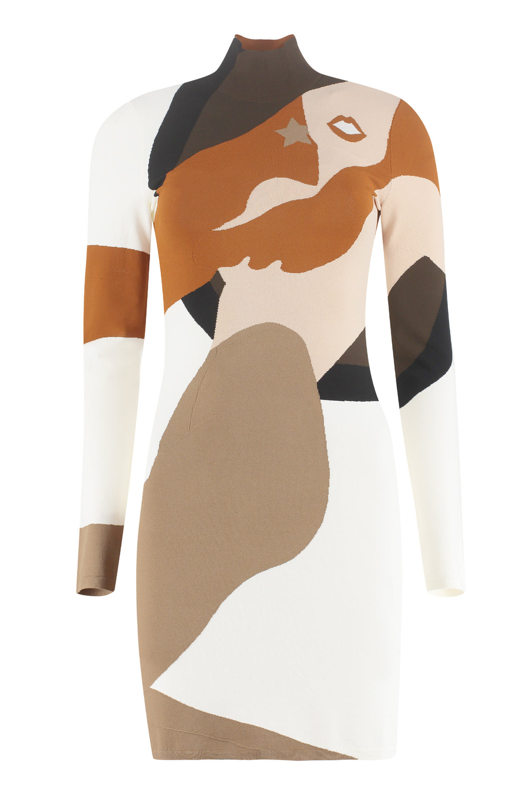 Turtleneck sweater-dress