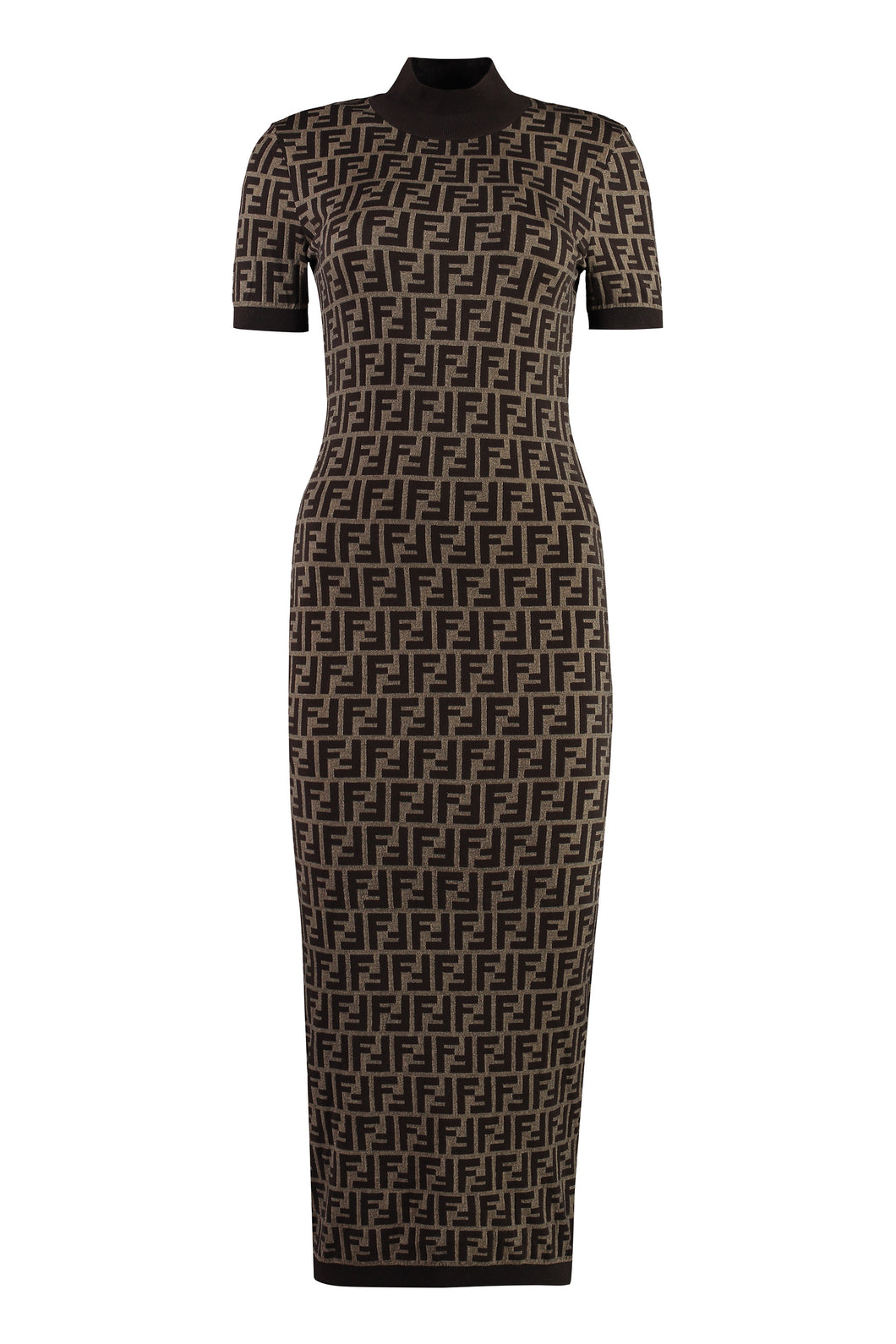 Abito dolcevita in maglia