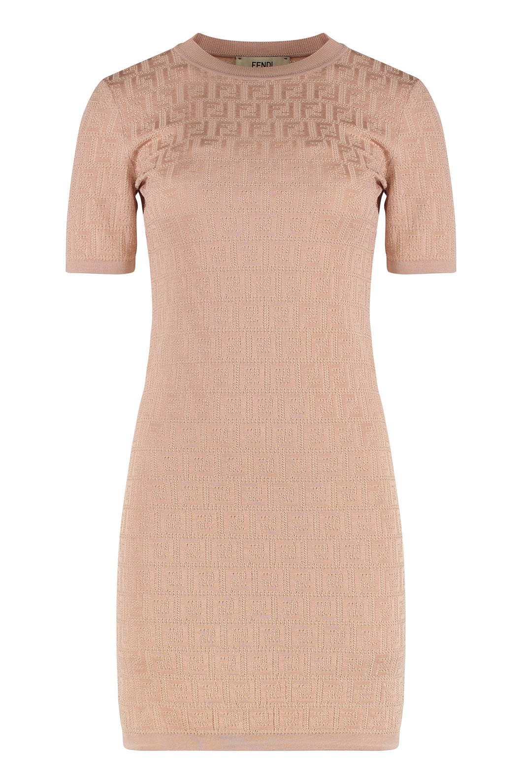 Abito in maglia motivo jacquard