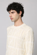 Load image into Gallery viewer, Cotton blend crew-neck sweater
