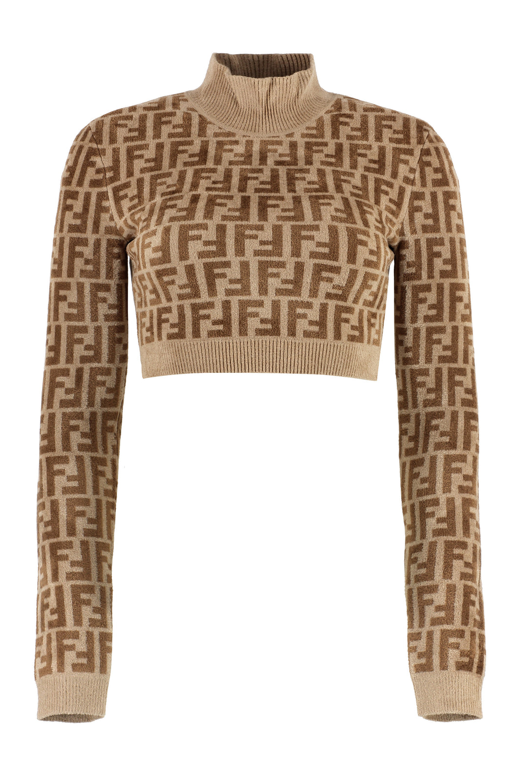 Velvet turtleneck sweater