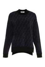Carica l'immagine nel visualizzatore di Gallery, Maglione in velluto con logo all-over
