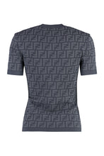 Load image into Gallery viewer, All-over logo knitted t-shirt
