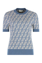 Carica l'immagine nel visualizzatore di Gallery, T-shirt in maglia jacquard
