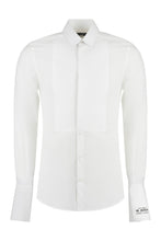 Carica l'immagine nel visualizzatore di Gallery, Camicia Tuxedo Gold in popeline di cotone
