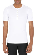 Carica l'immagine nel visualizzatore di Gallery, T-shirt girocollo in cotone a costine
