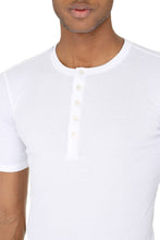 Carica l'immagine nel visualizzatore di Gallery, T-shirt girocollo in cotone a costine
