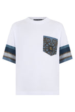 Carica l'immagine nel visualizzatore di Gallery, T-shirt in misto cotone e seta
