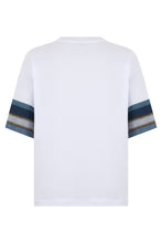 Carica l'immagine nel visualizzatore di Gallery, T-shirt in misto cotone e seta
