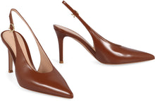 Carica l'immagine nel visualizzatore di Gallery, Slingback Robbie in pelle
