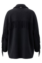 Load image into Gallery viewer, Jacket with high collar in wool and alpaca blend
