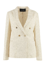 Load image into Gallery viewer, Sequin double breasted blazer
