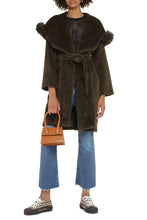 Carica l'immagine nel visualizzatore di Gallery, Cappotto Gessy in misto alpaca con cappuccio
