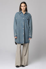 Carica l&#39;immagine nel visualizzatore di Gallery, Abito chemisier in denim
