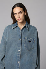 Carica l&#39;immagine nel visualizzatore di Gallery, Abito chemisier in denim
