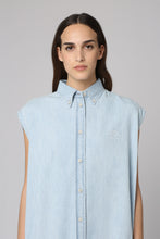 Carica l&#39;immagine nel visualizzatore di Gallery, Abito chemisier in denim
