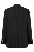 Load image into Gallery viewer, Wool striped fabric jacket
