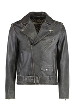 Carica l'immagine nel visualizzatore di Gallery, Chiodo in pelle dal trattamento distressed
