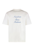 Carica l'immagine nel visualizzatore di Gallery, T-shirt girocollo Slogan Curslve in cotone
