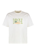 Load image into Gallery viewer, Tennis Court Cotton crew-neck T-shirt
