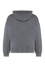 Carica l'immagine nel visualizzatore di Gallery, Felpa full-zip in cotone con cappuccio
