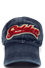 Load image into Gallery viewer, Denim cap with embroidered logo
