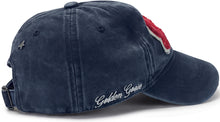 Load image into Gallery viewer, Denim cap with embroidered logo
