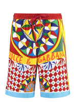 Carica l'immagine nel visualizzatore di Gallery, Shorts in cotone stampato
