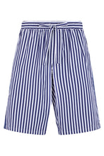Carica l'immagine nel visualizzatore di Gallery, Pantaloncini in cotone stretch a righe
