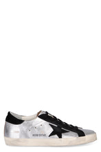 Load image into Gallery viewer, Superstar metallic leather low-top sneakers
