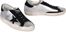 Load image into Gallery viewer, Superstar metallic leather low-top sneakers
