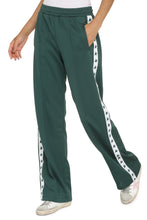 Carica l'immagine nel visualizzatore di Gallery, Track-pants con bande laterali a contrasto
