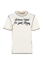 Carica l'immagine nel visualizzatore di Gallery, T-shirt in cotone con ricamo
