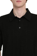 Carica l'immagine nel visualizzatore di Gallery, Polo in maglia con motivo jacquard
