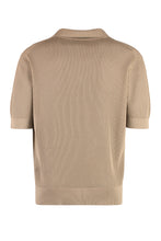 Load image into Gallery viewer, Ribbed knit polo shirt
