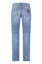 Carica l'immagine nel visualizzatore di Gallery, Jeans slim fit a 5 tasche
