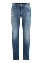 Carica l'immagine nel visualizzatore di Gallery, Jeans slim fit a 5 tasche
