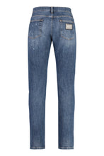 Carica l'immagine nel visualizzatore di Gallery, Jeans slim fit effetto destroyed
