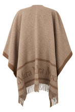 Carica l'immagine nel visualizzatore di Gallery, Mantella in lana con frange
