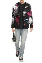Carica l'immagine nel visualizzatore di Gallery, GCDS x Hello Kitty - Cardigan in misto lana con bottoni
