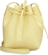 Carica l'immagine nel visualizzatore di Gallery, Mini borsa Bucket a tracolla in pelle
