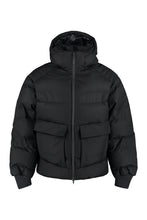Carica l'immagine nel visualizzatore di Gallery, Piumino full-zip con cappuccio
