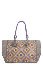 Carica l'immagine nel visualizzatore di Gallery, Tote bag Holy L in rafia
