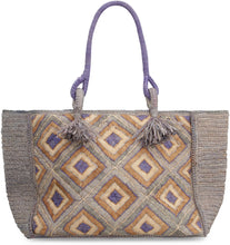 Carica l'immagine nel visualizzatore di Gallery, Tote bag Holy L in rafia
